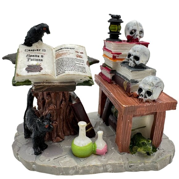 Lemax Spooky Town Warlocks Workshop Figurine Halloween Decor 2012 - Picture 1 of 11